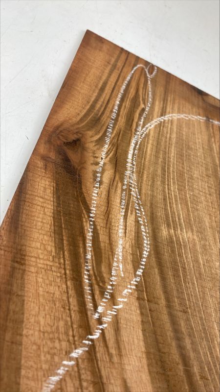 Back & Sides Tigerwood Classic Unique Piece #002